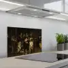 De Nachtwacht - Kunst - Oude meesters - Rembrandt keuken achterwand spatscherm klein -3d_schuin
