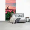 Tulpen - Molen - Nederland fotobehang vinyl groot -slaapkamer