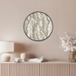 Slang - Patroon - Taupe Fotolijst rond zonder passe partout klein 856 -sfeer3