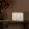 Grijs - Betonlook - Industrieel Light Box met kabel (Tafellamp) klein -sfeer4