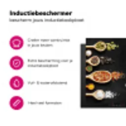 Ik gooi dingen in de pan en duim - Keuken - Quotes - Spreuken - Humor Inductie beschermer vinyl 3mm klein -wsfeer2_website