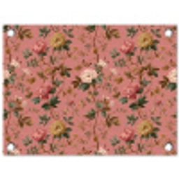 Klassiek - Botanisch - Roze tuinposter los doek klein 239 -3d