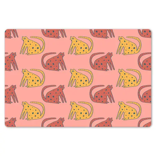 Gestipt - Katten - Zalmroze Placemat vinyl groot 368 -zzsfeer1_Kitchenyeah-website
