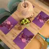 Panter - Zonnebril - Kauwgombel - Roze Placemat vinyl groot -zzsfeer5_Kitchenyeah-website