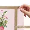 Cowboylaarzen - Roze - Boeket - Bloemen Light Box met batterij (Wandlamp) middel -USP_websiteprintNL
