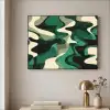 Abstract - Camouflage - Groen Textielframe zwart klein -sfeer2