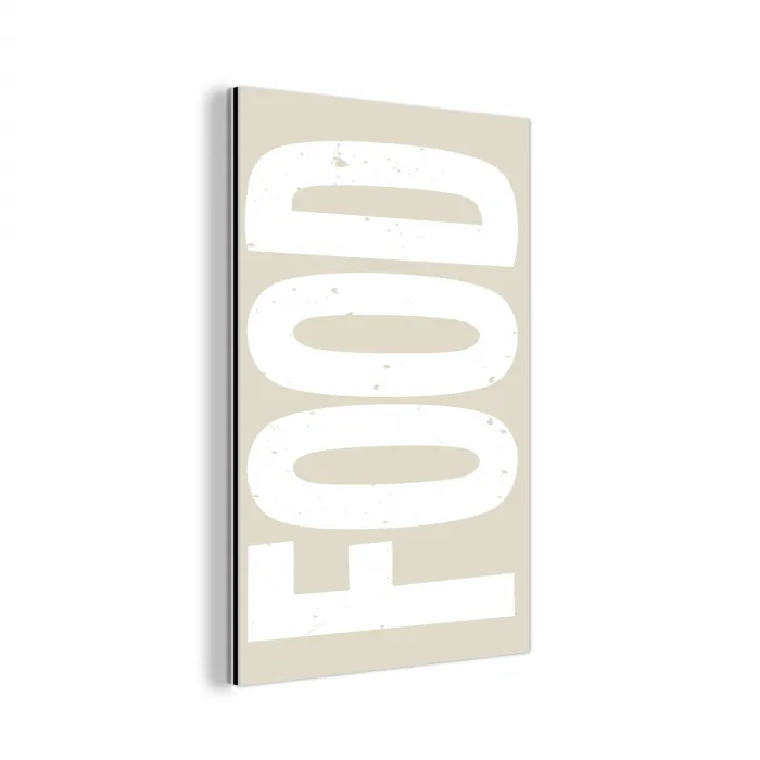 Food - Eten - Decoratie - Japandi aluminium wit klein -3d