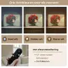Vrouw - Appels - Rood - Bladeren Light Box met batterij (Wandlamp) middel -USP_lichtkleurNL