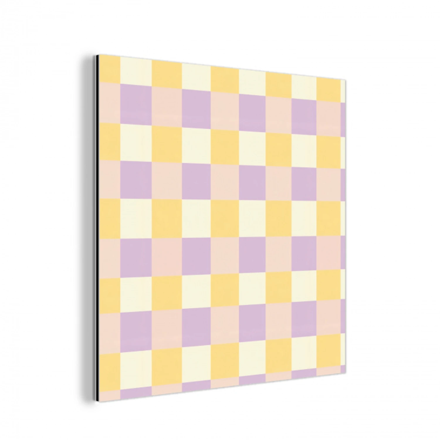 Blokjes - Lila - Geel aluminium wit klein 46 -3d