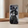 Hond - Krullen - Zonnebril - Wijn Telefoonhoesje iPhone 17 Pro Max klein -sfeer2