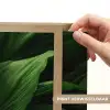 Bladeren - Schaduw - Groen - Textuur Light Box met batterij (Wandlamp) middel -USP_websiteprintNL