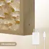 Ginkgo - Bladeren - Goud Light Box met batterij (Wandlamp) middel 907 -USP_websiteoplaadbaarNL