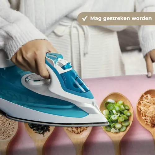 Ingrediënten - Lepels - Hout - Roze Wandkleed katoen klein -sfeer9