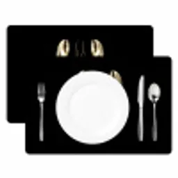 Kreeft - Goud - Textuur - Zwart Placemat vinyl groot -zzsfeer2_Kitchenyeah-website