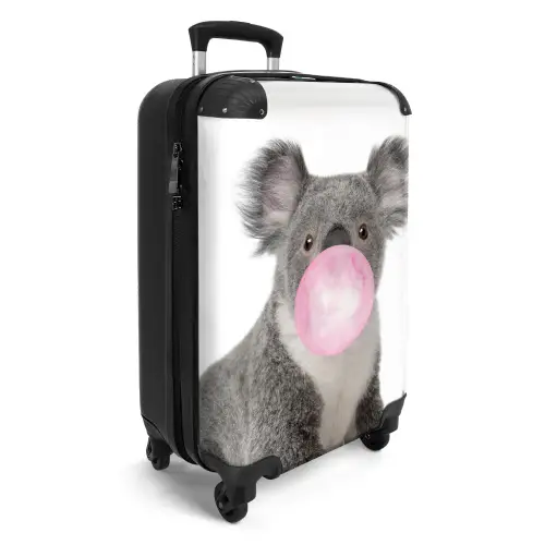 Kauwgom koala Koffer - NBS - Handbagage middel -productfoto_3d