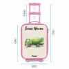 Betonmixer - Getekend - Groen Kinderkoffer - Roze klein -productfoto_formaten