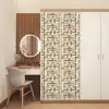 Geometrisch - Retro - Bruin deurposter klein 289 -sfeer3