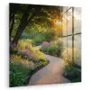Pad - Bloemen - Park plexiglas 5mm klein -zzzproduct_nieuw