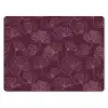 Bloemen - Patroon - Bordeauxrood muismat rubber klein 262 -3d