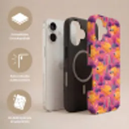 Goudvissen - Koraal - Kleurrijk Toughcase MagSafe Apple iPhone 17 klein 1017 -USP_Lagen_DE