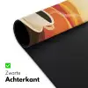Koffie - Landschap - Oranje - Koffiebonen Muismat XXL klein -sfeer2