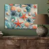 Zeesterren - Schelpen - Illustratie - Zand PET vilt klein -sfeer2