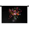 Boeket - Veldbloemen - Vaas Wandkleed katoen klein -zz3d
