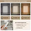 Japandi - Beige - Modern Light Box met kabel (Tafellamp) klein -USP_lichtkleurNL
