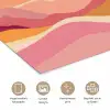 Bergen - Abstract - Zonnestralen - Roze poster papier klein -closeup_NL