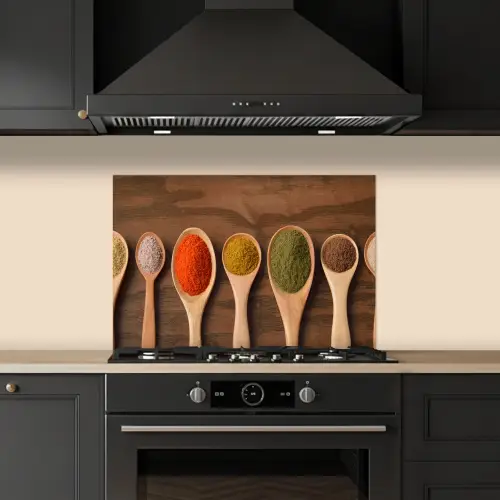 Symmetrie van Smaakmakers keuken achterwand spatscherm klein -sfeer1