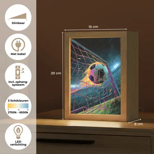 Goal - Voetbal - Vuur - Stadion Light Box met kabel klein -USP_NL