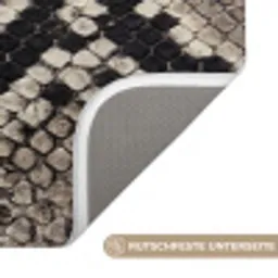 Slangenleer - Patroon - Beige Badmat klein -USP_AntislipDE