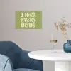 I hate everybody - Groen - Retro poster papier klein -sfeer3