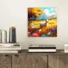 Schaap - Weide - Bloemen aluminium wit klein -sfeer1