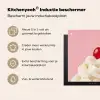 Kers - Slagroom - Roze Inductie beschermer vinyl 3mm middel -zzzzzzusp-haakje_NL