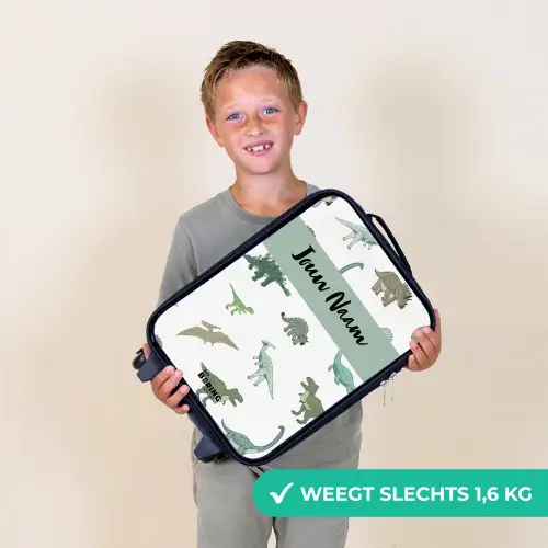 Dino Dynastie Kinderkoffer - Zwart klein -sfeer4_NL