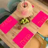 Minimalistisch - Roze - Dream big - Grafisch Placemat vinyl groot -zzsfeer5_Kitchenyeah-website