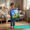 Voetbal - Jongen - Goal - Voetbaltenue Kinderkoffer - Blauw klein -sfeer2_NL