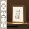 Kat - Dieren - Beige Light Box met kabel klein -USP_NL