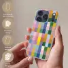 Blokken - Vierkant - Patroon - Gekleurd Telefoonhoesje iPhone 17 Pro klein -sfeer3_NL