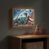 Dino - Ruimte - Jongens Light Box met batterij (Wandlamp kind) middel -sfeer5_kind