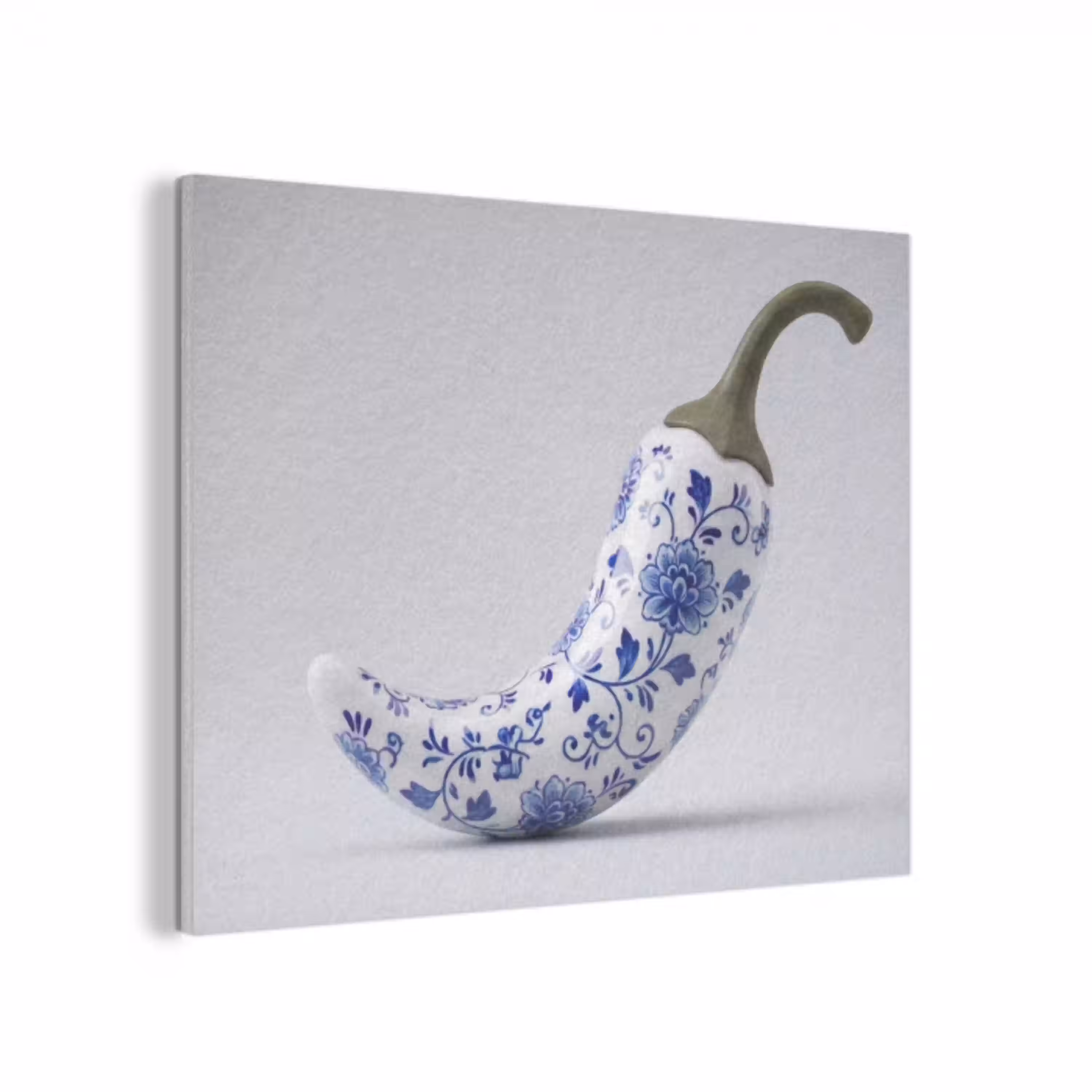 Chilipeper - Keramiek - Blauw PET vilt klein -3d