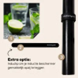 Frisheid in Glas Inductie beschermer vinyl 3mm middel -zzzzzzz-induclip_NL