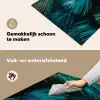 Inductie beschermer - Inductie afdekplaat - Tropical - Jungle - Bladeren - Groen Inductie beschemer met haakjes middel -ky-schoon-nl