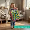 Smiley - Geel - Blauw Kinderkoffer - Roze klein -sfeer2_NL