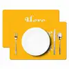 Geel - Blauw - Here comes the sun Placemat vinyl groot -zzsfeer2_Kitchenyeah-website