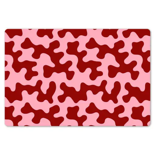 Modern - Abstract - Rood Placemat vinyl groot 368 -zzsfeer1_Kitchenyeah-website