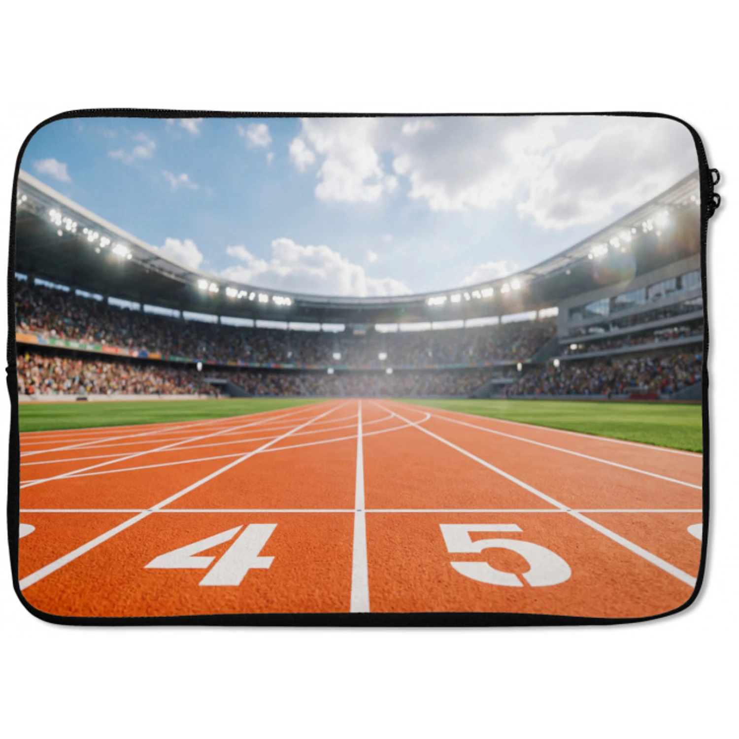 Sintelbaan - Stadion - Sport -Oranje laptophoes neopreen klein -zkaufland3dotto