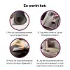Champagne - Bed - Bubbels Inductie beschermer vinyl 3mm middel -zzzzzzz-cc-werking