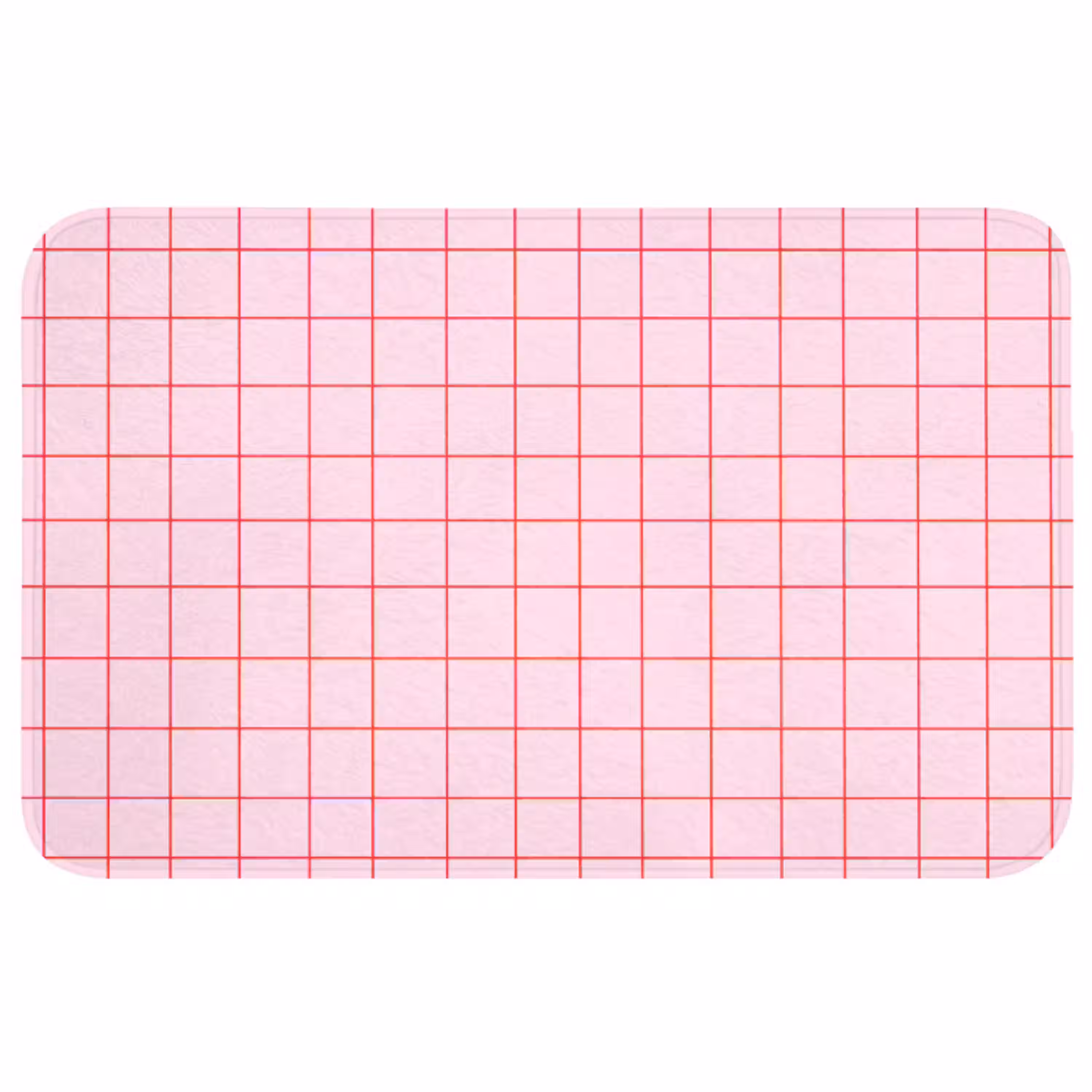 Raster - Patroon - Roze Badmat middel 997 -3d